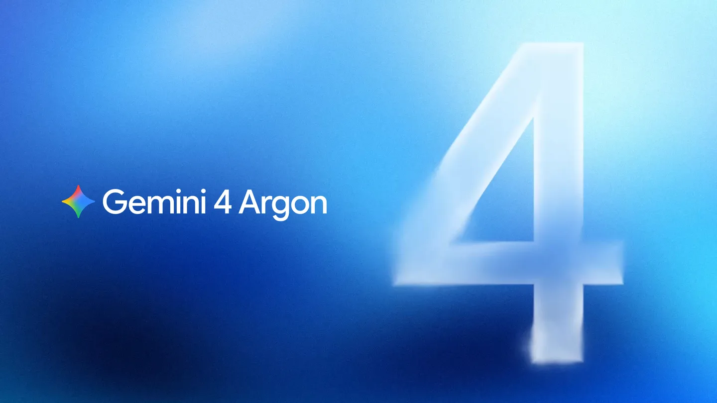 Google 官方 Gemini 4 Argon 開發者主視覺