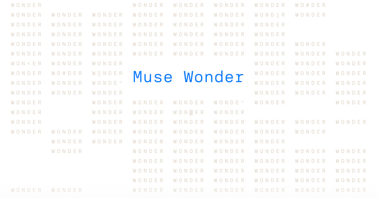 Meta 官方 Muse Wonder 社交預覽圖